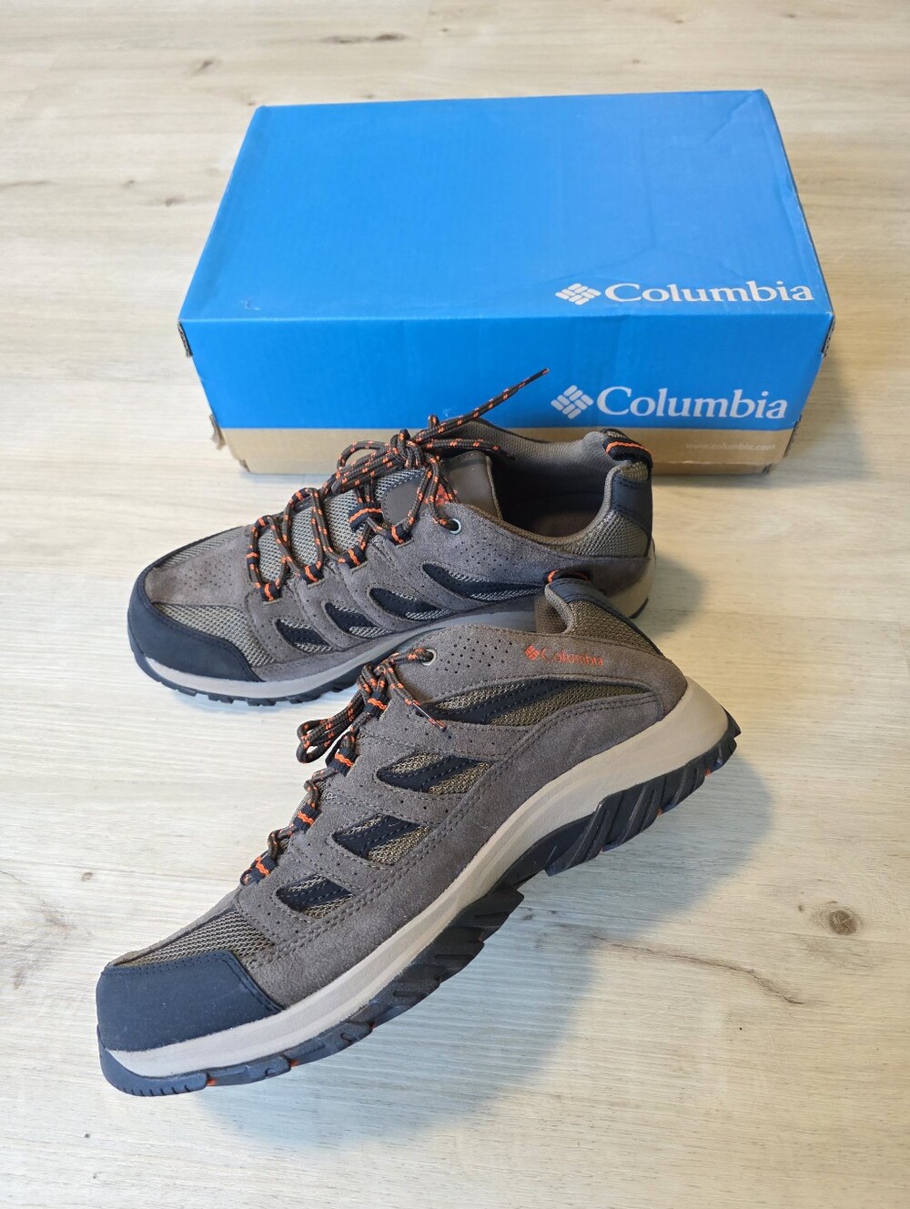 Columbia Men's Crestwood Brown Hiking Shoes Size 12